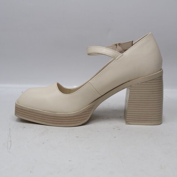The Higher the Better | Chunky Heel- Bone main image 1